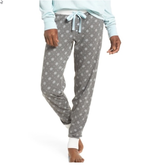 PJ Salvage Other - PJ Salvage Thermal Snowflake Jogger Style Pajamas